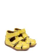 Starters? Two Velcro Scalloped Sand Shoes Summer Shoes Sandals Yellow ...