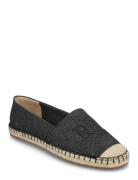 Cameryn Cross-Dyed Canvas Espadrille Espadrillos Flade Sandal Black La...