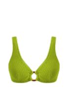 Ring Scoop Top Swimwear Bikinis Bikini Tops Triangle Bikinitops Green ...