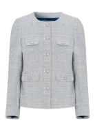 Victoria Jacket Blazers BouclÉ Blazers Blue Newhouse