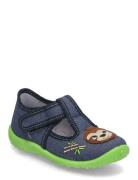 Spotty Slippers Hjemmesko Navy Superfit