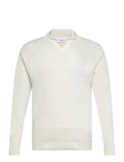 Casual Knit Tops Knitwear Round Necks White Lindbergh