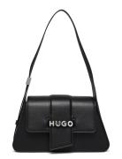 Mel 2.0 Sh. Bag Flap Bags Small Shoulder Bags-crossbody Bags Black HUG...