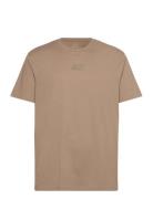T-Shirt Tops T-Kortærmet Skjorte Brown Armani Exchange