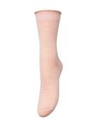 Lucretia Wola Sock Lingerie Socks Regular Socks Pink Becksöndergaard