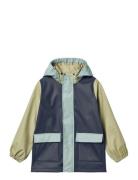 Rainwear Otu Jacket Outerwear Rainwear Jackets Green Wheat