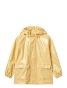 Rainwear Ollo Jacket Outerwear Rainwear Jackets Yellow Wheat