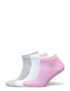 Puma Unisex Quarter Plain 3P Sport Sport Clothing Sport Socks Multi/pa...