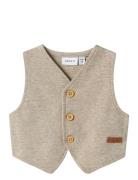Nbmfollow Waist Coat Tops Vests Beige Name It