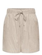 Onlaugusta Shorts Wvn Noos Bottoms Shorts Casual Shorts Beige ONLY