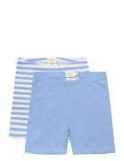 Shorts Inner 2-Pack Bottoms Shorts Blue Creamie