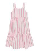 Dress Stripe Dresses & Skirts Dresses Casual Dresses Sleeveless Casual...