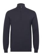 Half Zip Knit Tops Sweatshirts & Hoodies Sweatshirts Navy French Conne...