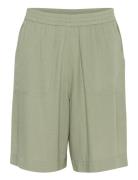 Kamilia Shorts Bottoms Shorts Bermudas Khaki Green Kaffe