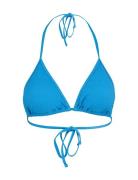 Shobi Bel Bikini Top Bikinitop Blue Becksöndergaard
