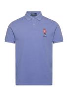 20/1 Mesh-Ssl-Psh Designers Polos Short-sleeved Blue Polo Ralph Lauren