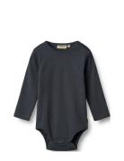 Body L/S Spencer Body Navy Wheat
