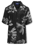 Osjrocket Reg Ss Resort Aop Shirt Wvn Tops Shirts Short-sleeved Shirts...