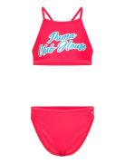 Puma Swim Girls Club House Bikini Set 1P Bikini Red Puma Swim