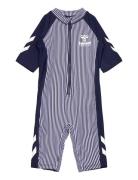 Hmlmorgat Swim Suit Sport Swimsuits Navy Hummel