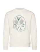 Embroidered Chest Artwork Relaxed Fit Sweatshirt Tops Sweatshirts & Ho...