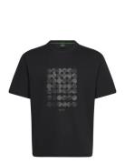 Tee Print Striped C Sport T-Kortærmet Skjorte Black BOSS