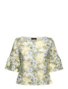 Yvonnebbcarlis Blouse Tops Blouses Short-sleeved Green Bruuns Bazaar