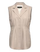 Apricotbburwa Waistcoat Blazers Sleeveless Blazers Beige Bruuns Bazaar