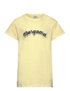 Single Organic Tuvina Tee Tops T-Kortærmet Skjorte Yellow Mads Nørgaar...