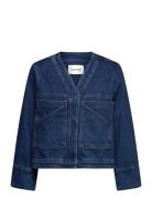 Lr-Kosa Jakke Denimjakke Blue Levete Room