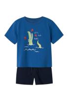 Nmmvigor Ss Nreg Top Set Sets Navy Name It