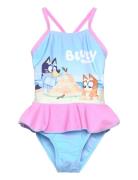 Swimsuit Badedragt Badetøj Blue Bluey