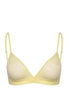 Mesh Triangle Bralette Lingerie Bras & Tops Soft Bras Bralette Yellow ...