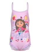 Swimsuit Badedragt Badetøj Pink Gabby's Dollhouse