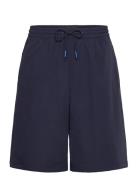 Stretch Nylon-Blend Loose Fit Bermuda Short Bottoms Shorts Casual Navy...