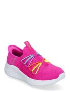 Girls Ultra Flex 3.0 Bungee Fun Low-top Sneakers Pink Skechers
