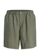 Jpstbill Lawrence Linen Shorts Srt Ln Bottoms Shorts Casual Green Jack...
