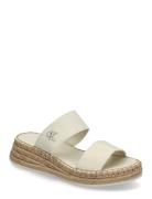 Sporty Rope Mg Lth Webbing Shoes Summer Shoes Platform Sandals White C...
