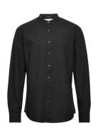Slhregsun Shirt Ls Band Tops Shirts Casual Black Selected Homme