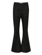 Gzpauline Hw Flared Pants Bottoms Trousers Flared Black Gestuz
