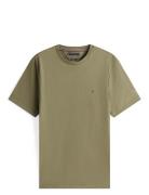 Ess Seasonal Reg Fit Solid Tee Tops T-Kortærmet Skjorte Green Tommy Hi...