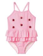 Nmfzammer Swimsuit Badedragt Badetøj Pink Name It
