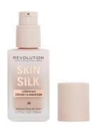Revolution Makeup Skin Silk Serum Foundation F4 Foundation Makeup Revo...