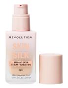 Revolution Makeup Skin Silk Serum Foundation F6 Foundation Makeup Revo...