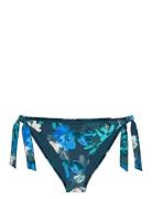 Summer Fleur Tai Swimwear Bikinis Bikini Bottoms Side-tie Bikinis Navy...