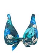 Summer Fleur W Swimwear Bikinis Bikini Tops Wired Bikinitops Navy Triu...