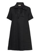Linette Dress Dresses Shirt Dresses Black Jumperfabriken