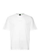 Tee 10 Sport Men Sports Clothes Sport Tops Sport T-Skjorte White BOSS