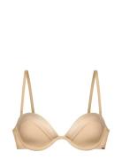 Essensual Bandeau Lingerie Bras & Tops Wired Bras Beige Dorina