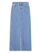 A-Line Maxi Denim Skirt Skirts Maxi Skirts Blue Calvin Klein Jeans